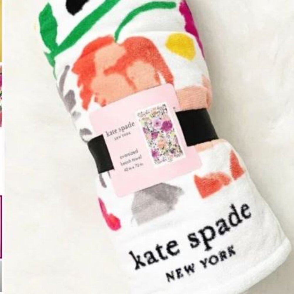 Kate Spade Luxuriously Oversized Beach Towel - Picture 8 of 9